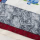 Sew the third strip, fold back and iron.