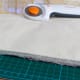 Add another calico layer, the same size as the pillow front.
