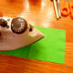 Lightly iron the napkin to get rid of creases.