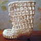 Left view of finished boot.