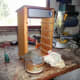 Final polish with beeswax