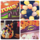 Seasonal Halloween candies I used for this holiday project.
