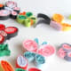 Quilled butterflies and coils