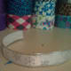 Cut off about 9-12 inches of ribbon off one end of your long ribbon piece.