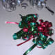 A couple curled ribbon bows.