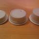 Behold! Three adorable K-cup Barbie hats of varying heights, just waiting to be decorated!