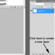 2. Create a new layer by clicking this button in the bottom right corner of the program