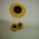 Sunflower clock.