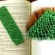 A tatted Celtic bookmark.