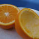 Scoop out the pulp of the orange.