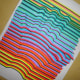 Rainbow colored hand-print art lesson. Step by step tutorial on how to draw a handprint in 3D.