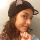 Finished crochet headband with cat ears