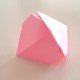 Open apart the bottom flaps carefully, make sure the top corners do not come apart . The top of the paper will look like this with the little corners tucked inside.