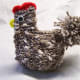 Novelty yarn used for the body instead of worsted weight yarn.