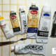 These are the paint tubes used in this exercise.