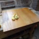 The finished table top, waxed and ready for the rest of the build.