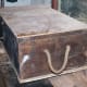 The original wooden tool chest before conversion to a sewing box