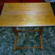 Completed teak sofa table