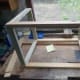 Fitting the pieces together to make the frame.