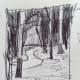 Value study made with black pen on paper.