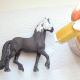 Starting to layer the model horse.