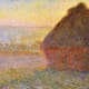 Haystack, sunset