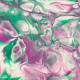 Pictured here is a closeup of some cells in a pour painting
