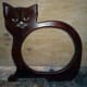 Broken basket removed from the centre of the cat motif.