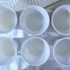 Small plastic cups with pouring medium