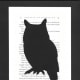 Here's another one that's simple to cut: Harry's owl, Hedwig.