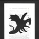 The dragon can be tricky to cut. I simplified it just a little.The quote is from Ron Weasley in Harry Potter and the Goblet of Fire.