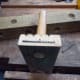 Pegs glued in place, and pilot hole drilled for adding a securing screw.