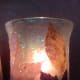 The candle and the glitter create a nice effect.