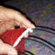 Then begin with the white pipe cleaners.