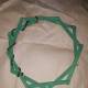 Wrap fuzzy sticks around wreath.