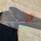 Wax paper covering sleeve.