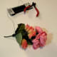 For fuller flowers, wire two stems together before attaching to the basket.