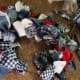 Continue all the way around, leaving a little room for your clothespins.