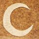 Crescent moon.