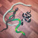 These are the toy snakes I used for my Halloween wreath.
