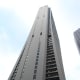 Same location facing up the side of the tower.