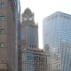 The Jeweler's Building, from across the Chicago River.