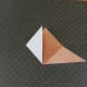 Open and fold each lower tip up to the top point.
