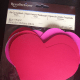 Die-cut cardstock hearts | Acid and Lignin free | 6 in x 5.5 in | $2.99 at Michael's