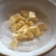 Sift the dry ingredients and then rub in the butter.