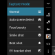 Still shot camera controls and options