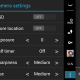 Still shot camera controls and options