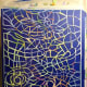 Another of my paper-cutting experimentation. This new technique really inspired me to include different things in my paintings, such as texture and patterns.