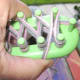 Wrap both end pegs as before, draw yarn straight across and hold with finger.