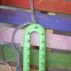 Secure slipknot onto peg on end of loom.
